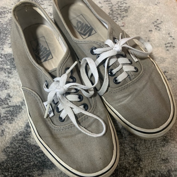 Grey canvas vans - Picture 4 of 5